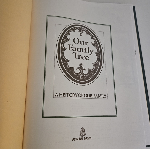 Our Family Tree Vintage Blank Genealogy Book - Picture 9 of 9